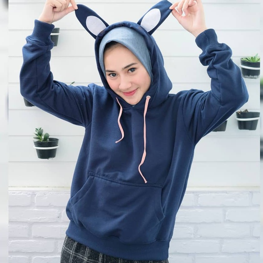 Public - Eya bunny Hoodie - Hoodie Wanita