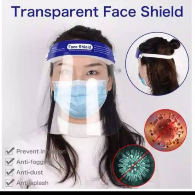 Face shield / Penutup wajah / Pelindung wajah