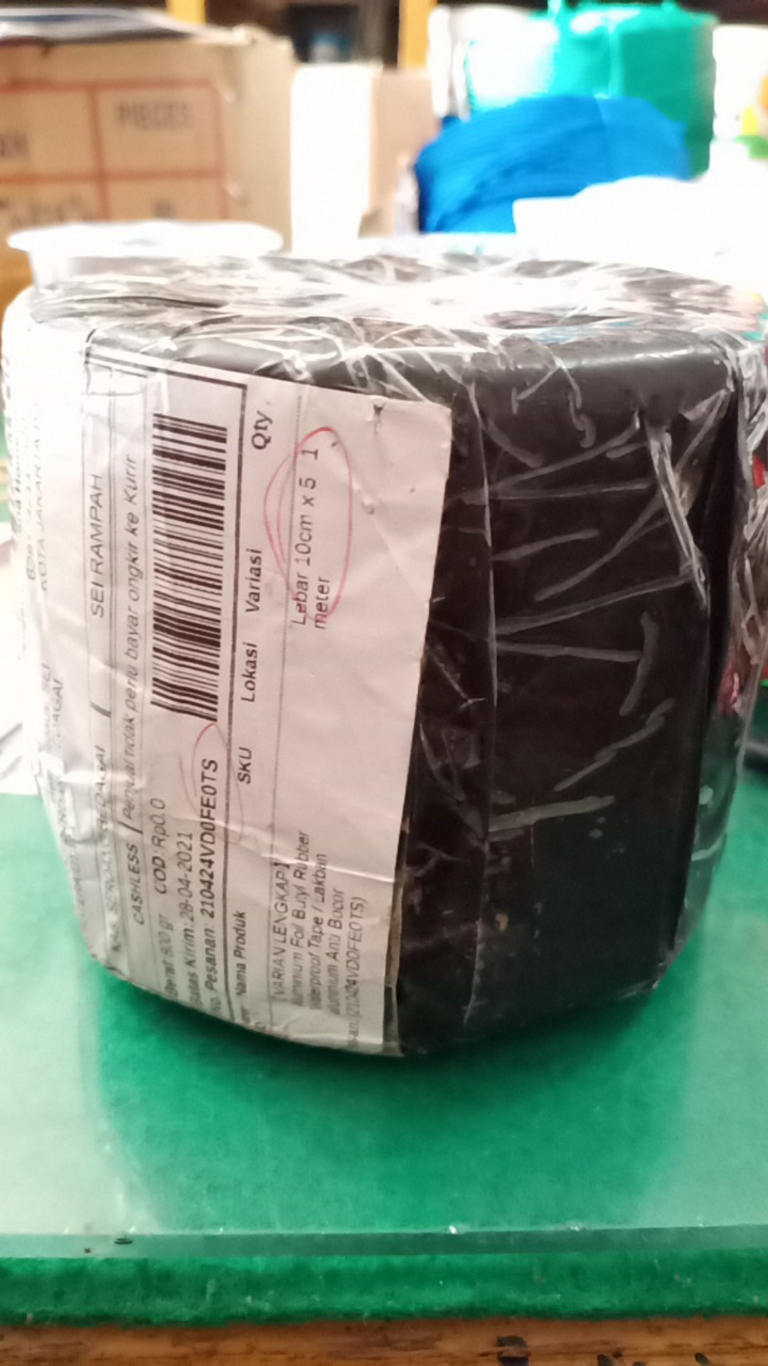 Lakban Anti Bocor Aluminium Foil Warna Jumbo Kuat Anti Air Bentuk Roll Dan Penambal Bocor