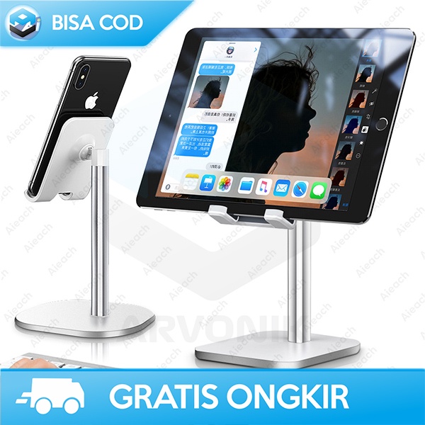 PHONE HOLDER STANDING 18 CM DESKTOP SUPPORT DUDUKAN HP ADJUSTABLE K2