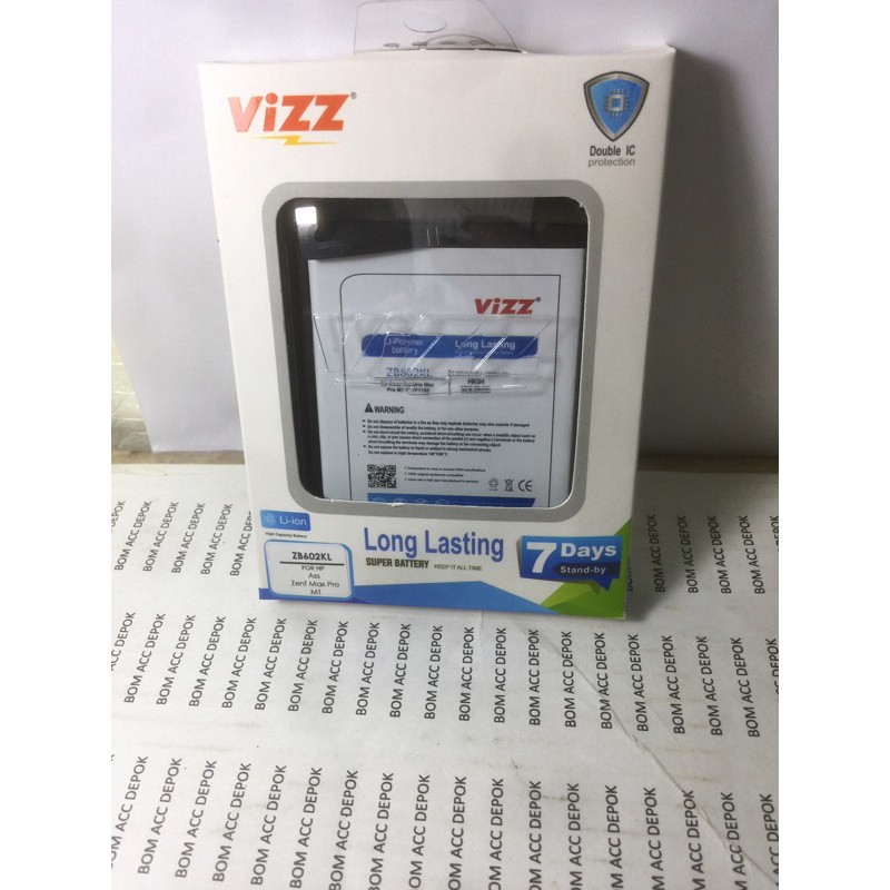 Baterai Vizz Asus Zenfone max pro M1 ZB602KL 4850MaH
