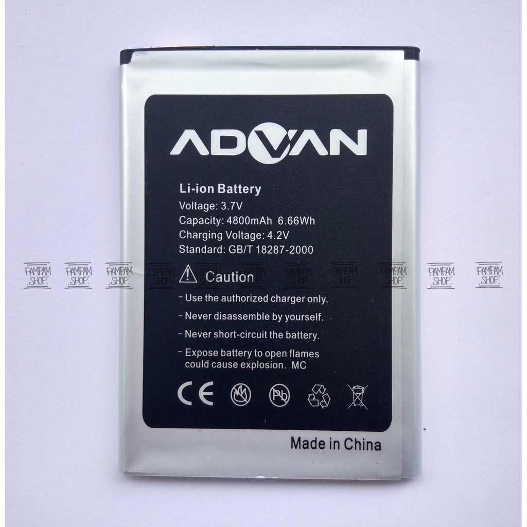 Baterai Advan S5K Original Double Power | Batre, Batrai, S 5K, S5 K, BP-S5K, HP, Advance