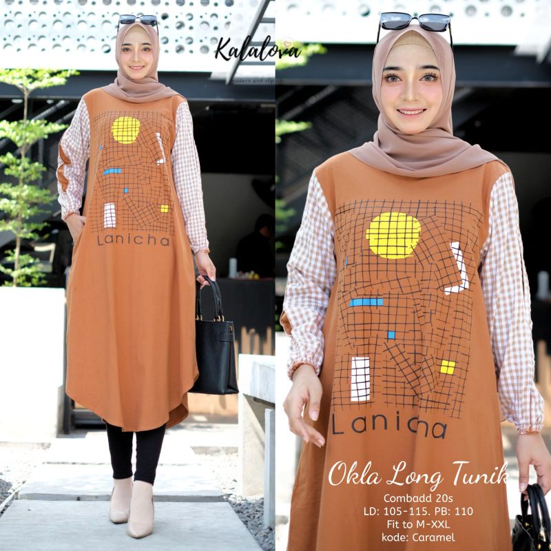LONG TUNIK ZOLAQU BAHAN KAOS KOMBAD. TUNIK PANJANG BESTSELLER. TUNIK IMPORT MURAH. TUNIK MUSLIM LENG