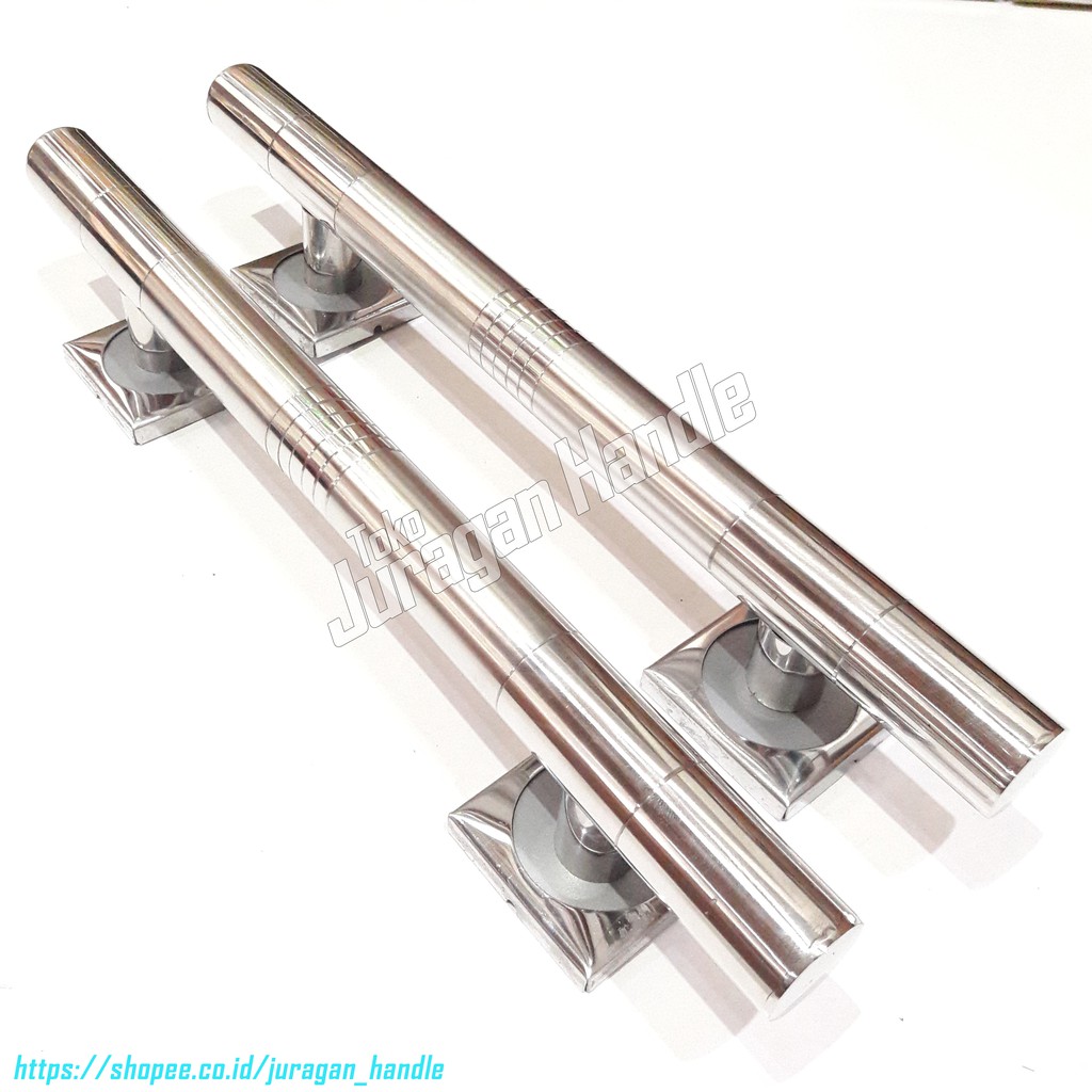 handle pintu rumah 33 cm sepasang tarikan pintu 2 buah gagang pintu stainless model KG DOP minimalis