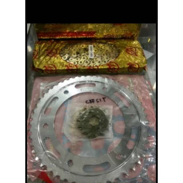 Gear set gir set crf 150 l willwood 50 51 52 53 54 55 56