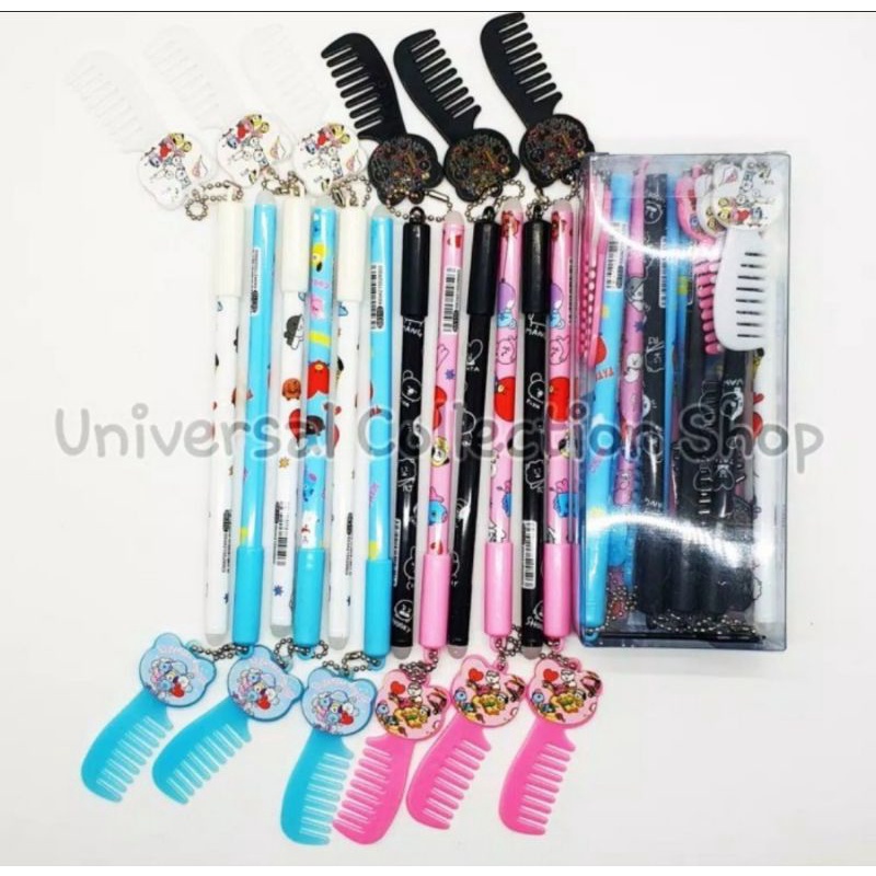 pulpen bts - pulpen kpop - pulpen karakter bt21 - pulpen anak lucu