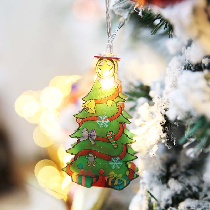 Lampu String Gantung Bahan Kawat Tembaga Untuk Dekorasi Pohon Natal