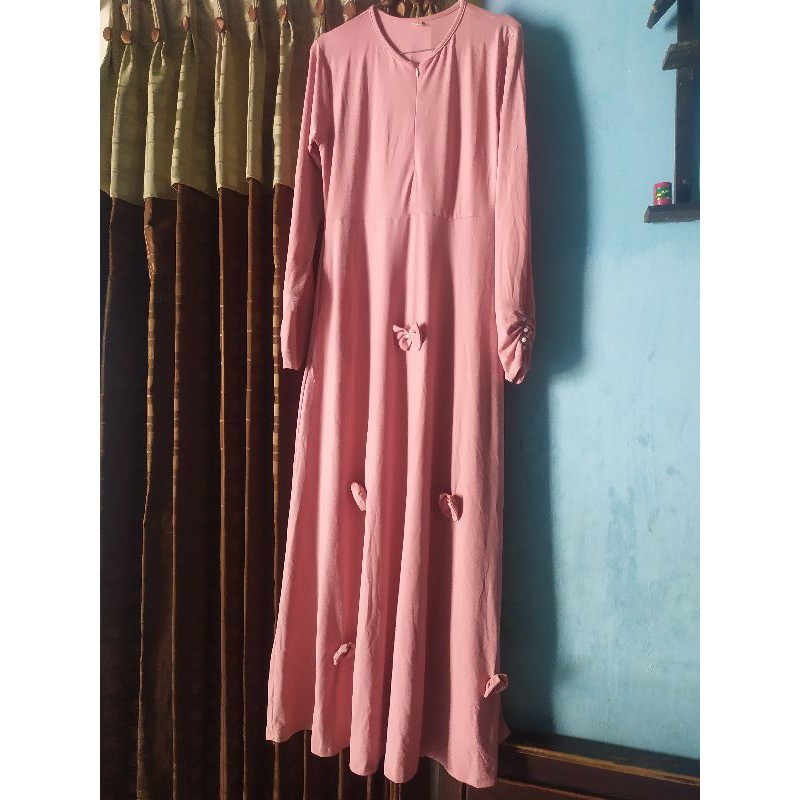 Gamis Viral Bahan Jersey Korea Import