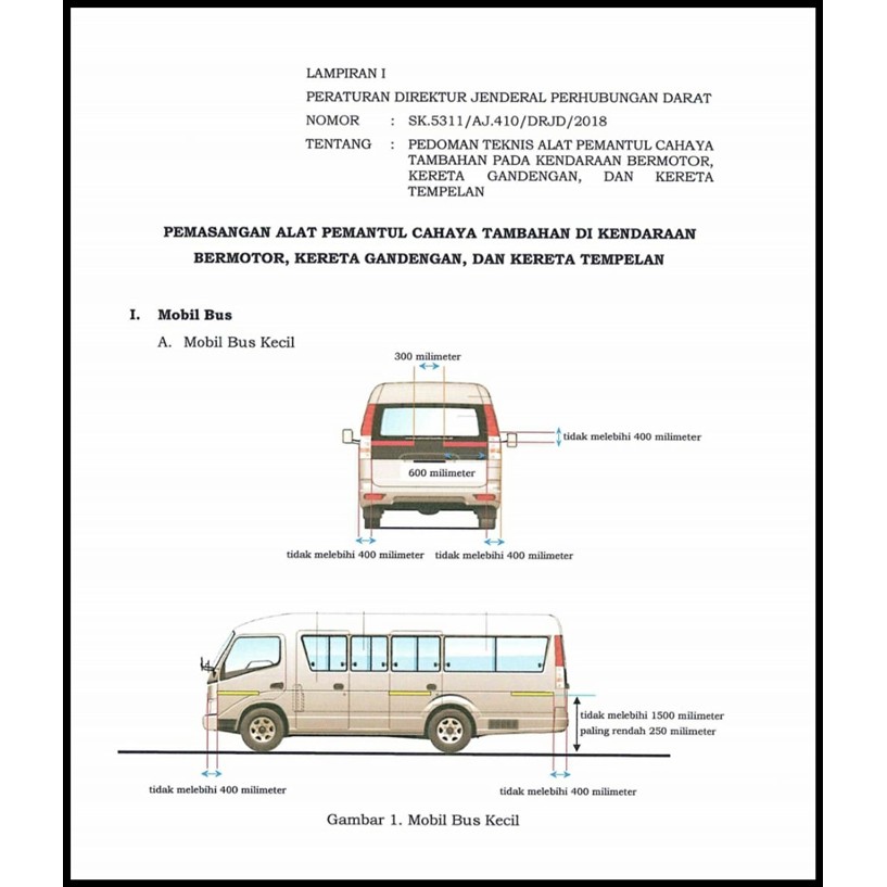 Sticker Reflektor Sticker Pemantul Cahaya Lolos Uji Kir Ece 104r