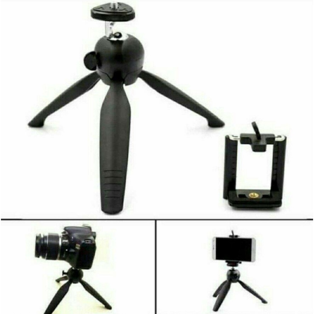 Tripod Mini Yunteng YT-288-DF 228 Mini Tripod Mount + Phone Holder Clip Desktop Self-Tripod-Mini Tripod Yunteng YT-228 Plus Holder U-Tripod Universal All Smartphone&amp;Camera