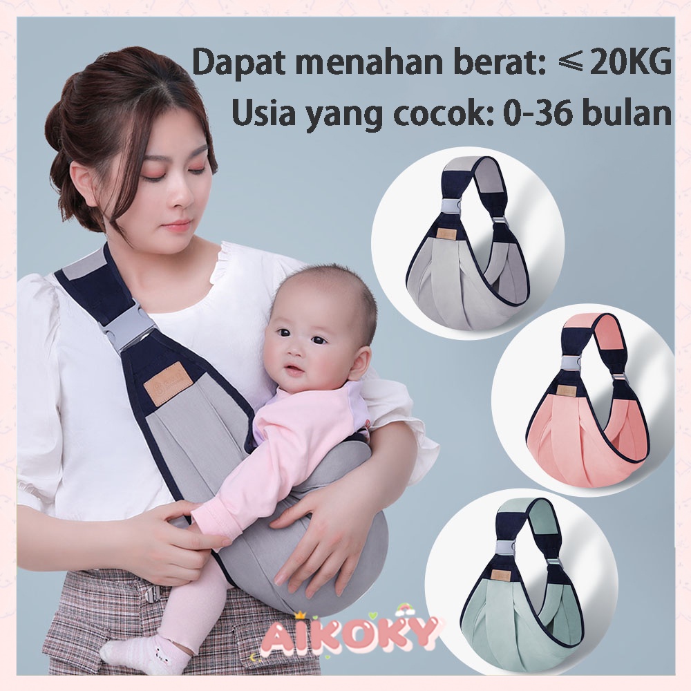 Aikoky Gendongan bayi depan multifungsi 0-36 bulan