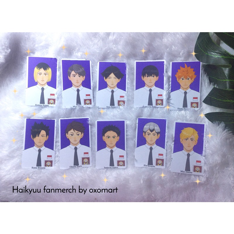 Haikyuu Photocard pas photo SMA