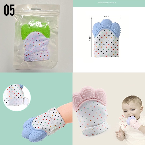 LIN032 Baby Teether Mitten (Sarung Tangan Gigitan Bayi) BPA Free