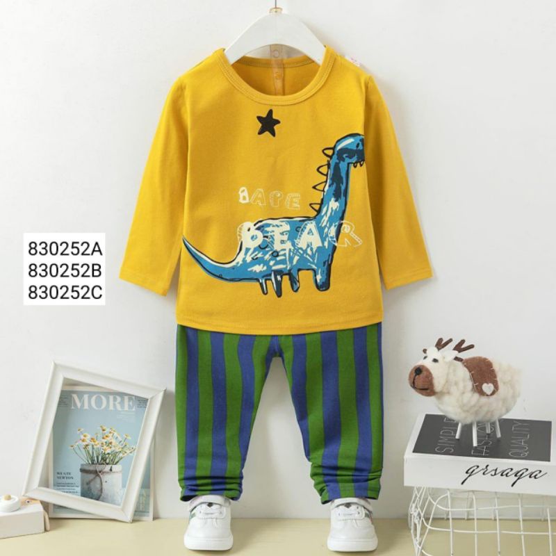 Piyama Anak Import PP Dino Salur