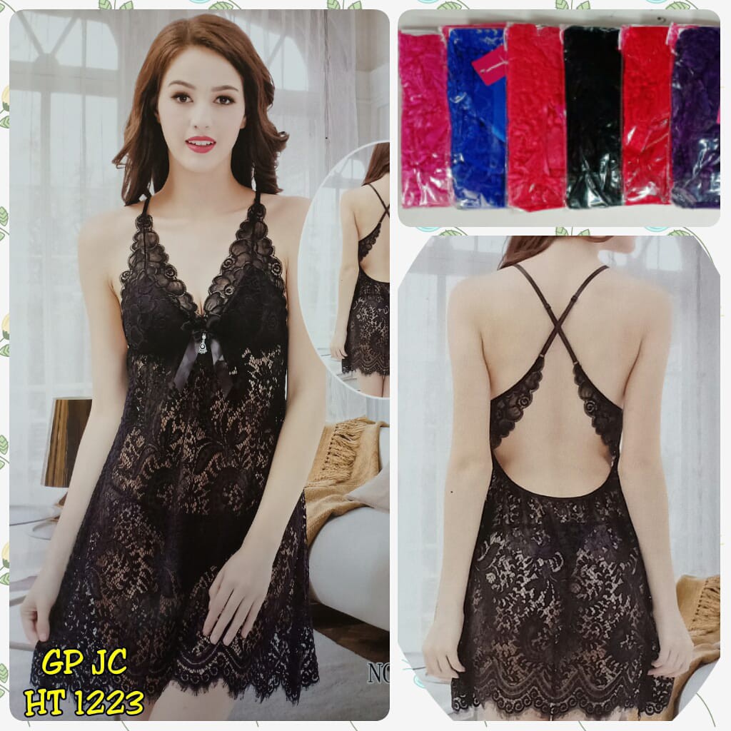 Lingerie Transparan Dengan Pad Lydyly 1223