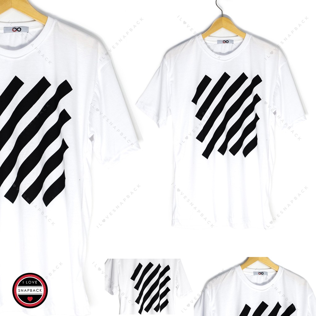 T SHIRT KAOS BAJU PREMIUM IMPORT HIPHOP SWAG OFF WHITE