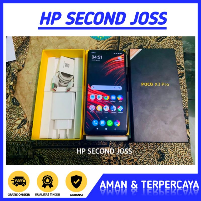 POCO X3 PRO Ram 8/256 GB Second bergaransi