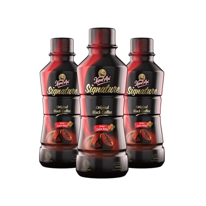 

vf2011vf Kapal Api Signature - Original Black Coffee 200Ml Pack Of 3 Ds20X11