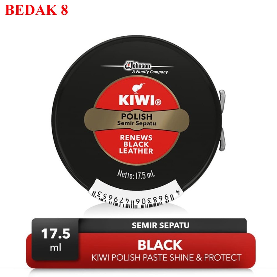 Kiwi Paste Shoe Polish Black/ Brown 17,5 ml | Semir Sepatu Kiwi 17,5 ml Hitam/ Coklat