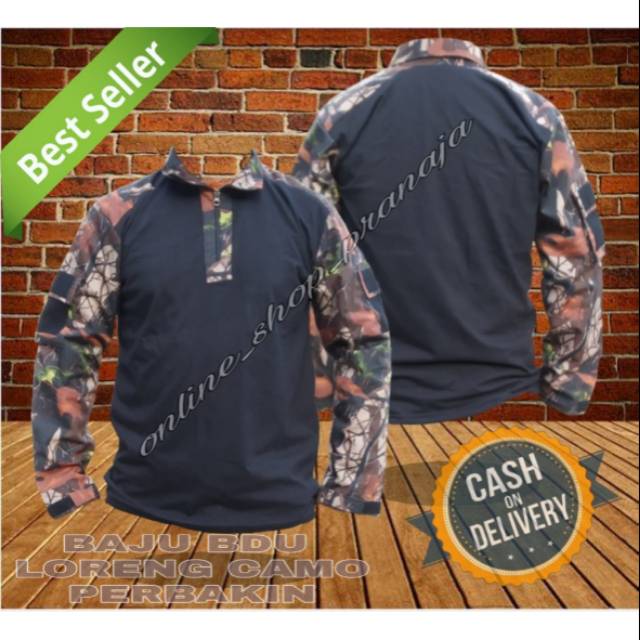 Baju bdu loreng/baju bdu camo/baju bdu pria/baju tactical bdu