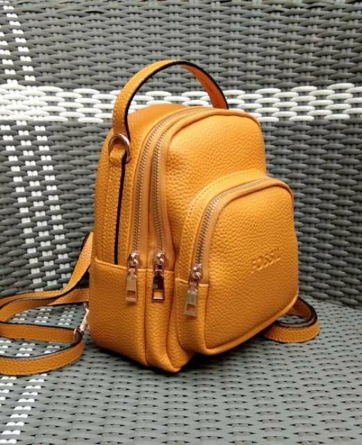 TAS RANSEL WANITA KULIT SINTETIS 3RUANG TAS WANITA BACKPACK CEWE TERMURAH