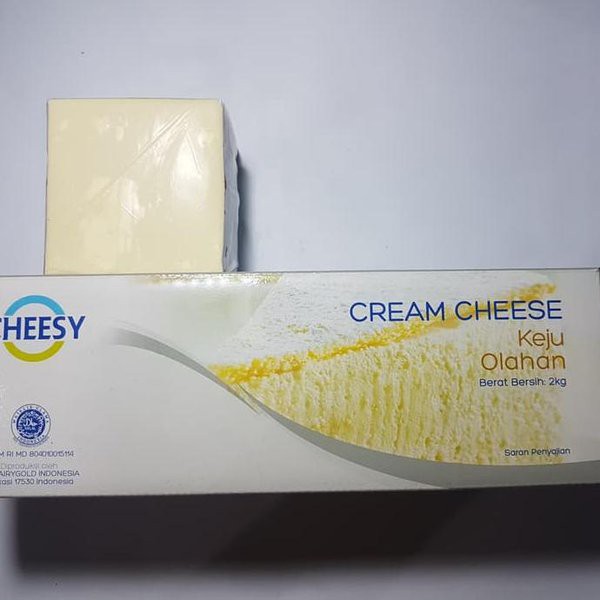 

Repack 1kg CHEESY Cream Cheese Keju Krim Korean garlic Bread