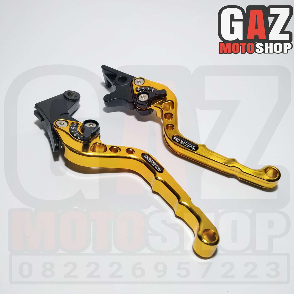 Handle Stelan Tiger Jarum CNC Tuas Rem Lever Kopling Set Kanan Kiri