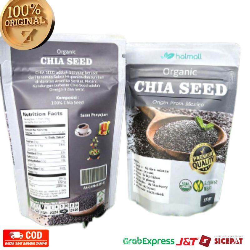 

Organic Chia Seed mexico Hni.id halmall Ori 100 gram MERCHANT