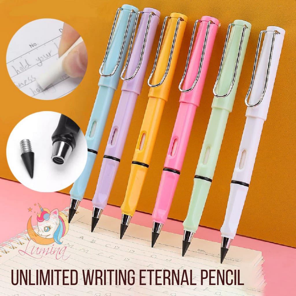 Pensil Eternal Ajaib No Sharpen Tanpa Batas Pencil Unlimited Premium Erasable