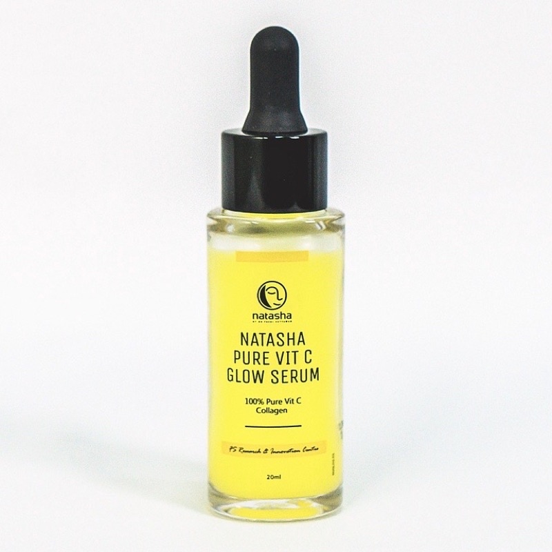 Natasha Pure Vit C Glow Serum - Serum Pencerah, Whitening, Glowing, Anti Flek & Anti Aging