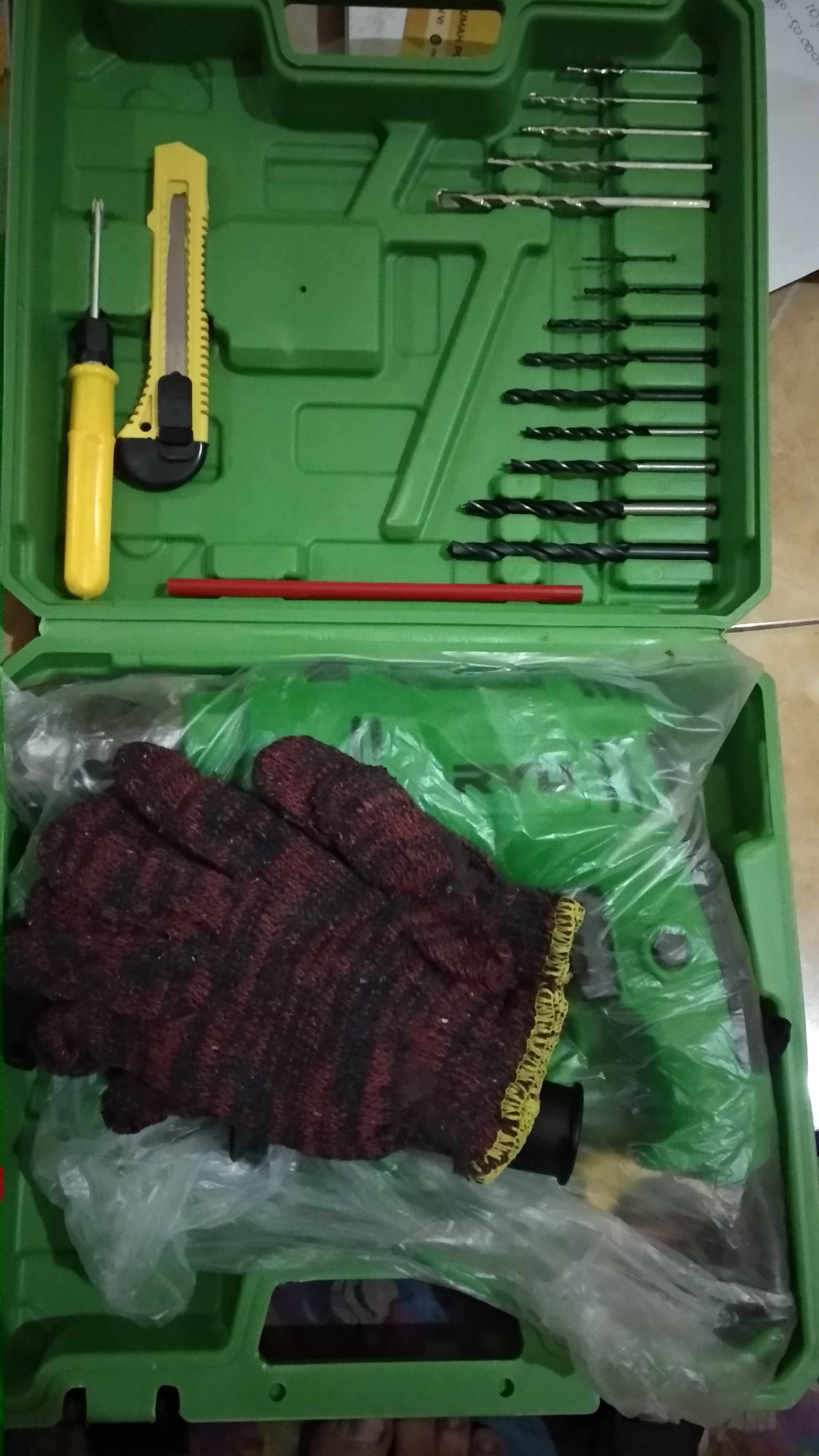 Ryu Mesin Bor Koper Set 13 Mm Rid13-1reb Rid13-1 Reb Mesin Bor Impact Drill Beton Tembok Bor Beton