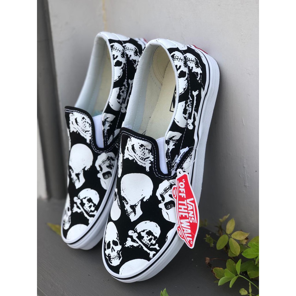 Sepatu Vans Casual Pria Slip On Murah Oldskool Sekolah Kuliah Keren Terlaris