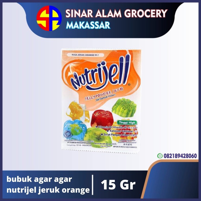 

bubuk agar agar nutrijel jeruk orange 15gr