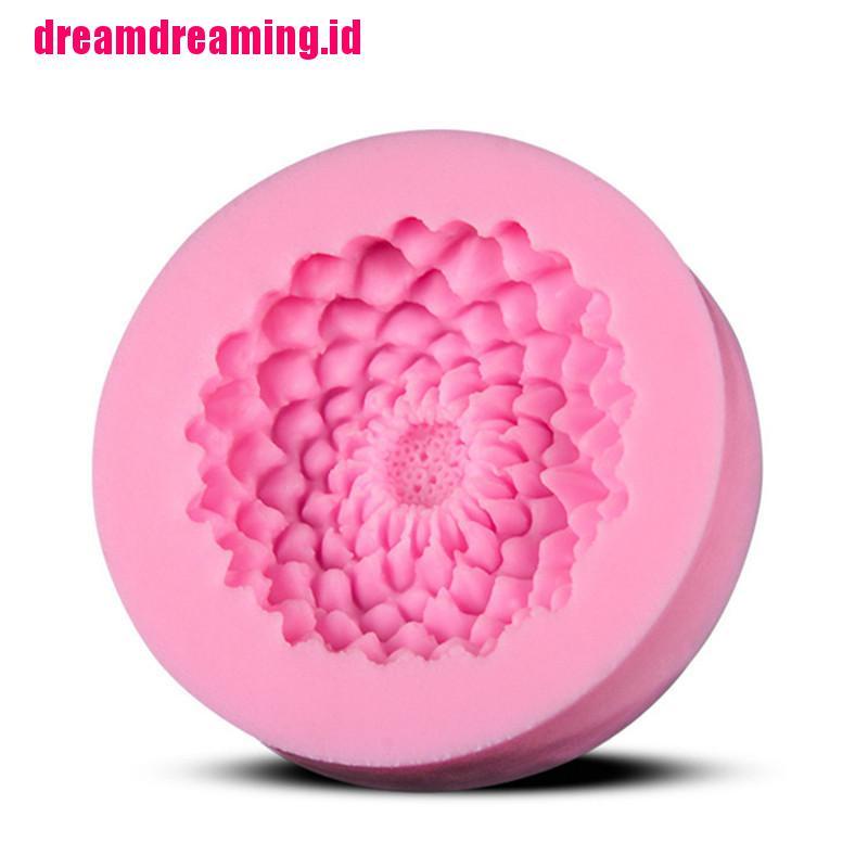 (Dreamdreaming.Id) Cetakan Kue / Fondant Bentuk Hewan Laut / Bunga Bahan Silikon