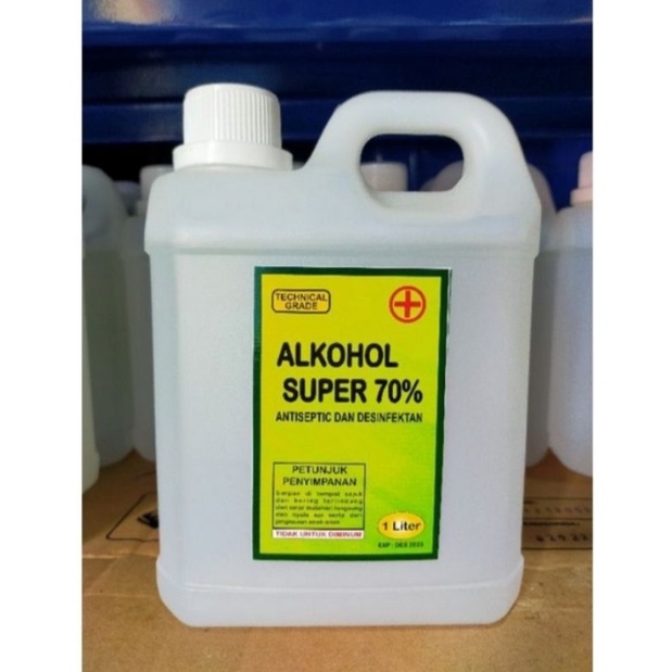 ALKOHOL 70% (1LITER) ANTISEPTIK (KWALITAS SUPER)