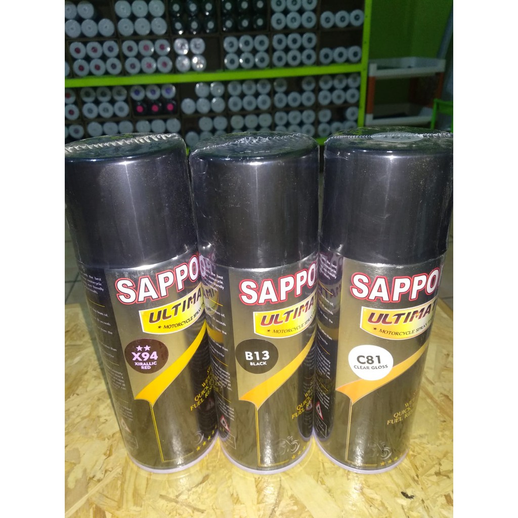 Paket Xirallic Red- Sapporo Ultimate / Cat Semprot / Pylox / Pilok