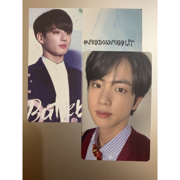 [BOOKED] BTS Jin Mots 4 photocard pc