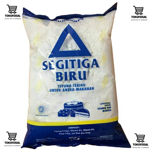 

TERIGU SEGITIGA BIRU KEMASAN 1 KG