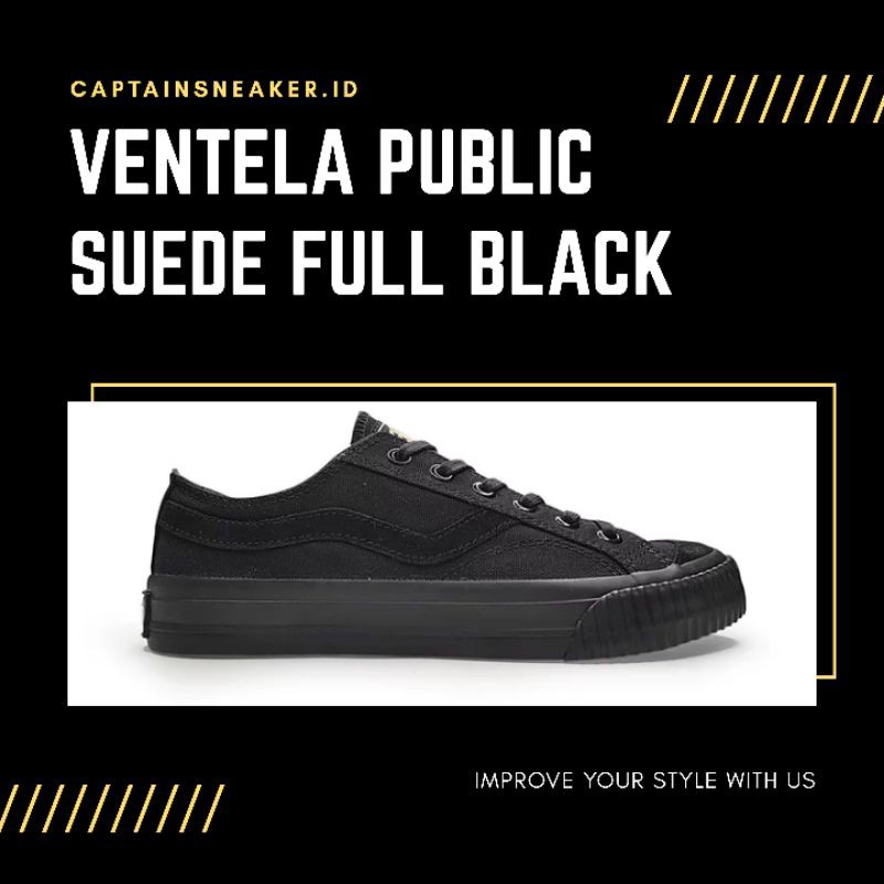 Ventela public suede full black