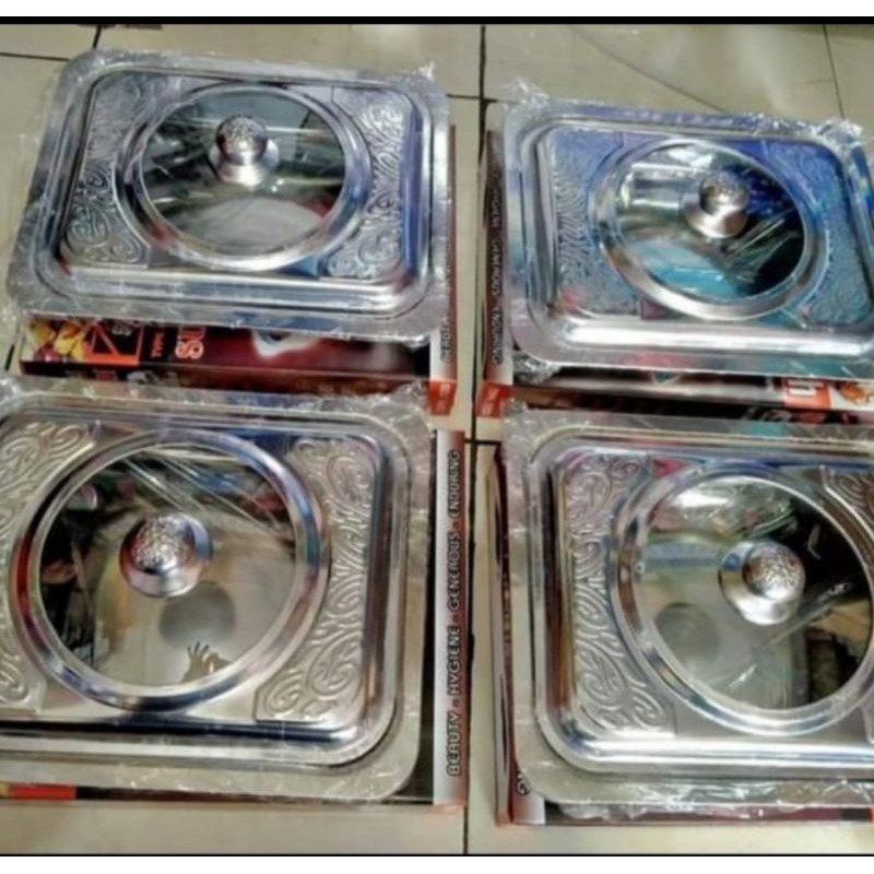 Set Prasmanan Stainlees Kotak