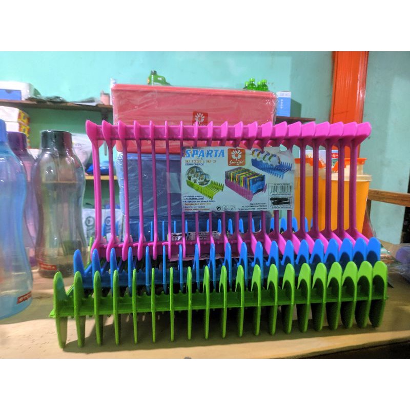 RAK PIRING / TATAKAN / TEMPAT PIRING PLASTIK SPARTA