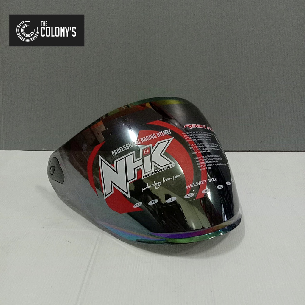 KACA VISOR NHK R6 RAINBOW VISOR NHK R6 ORI