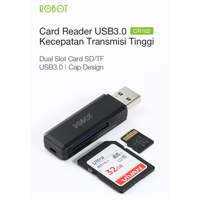 Robot Card Reader USB 3.0 CR102