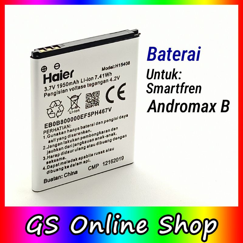 Baterai Smartfren Andromax B A26C4H Haier H15408