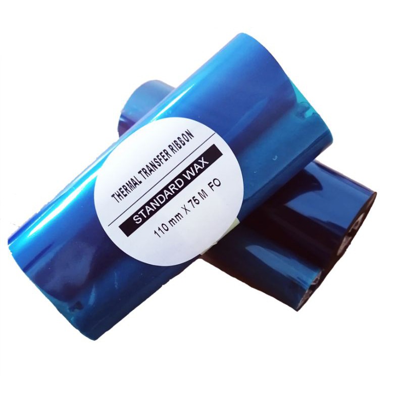 

THERMAL TRANSFER RIBBON TTR STANDAR WAX 110MM X 75M