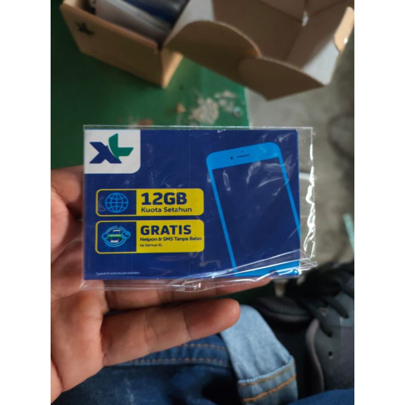 XL paket komplit masa aktif kartu panjang 1 tahun