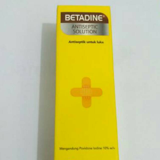 betadine cair solution 30 ml betadin cair kemasan baru