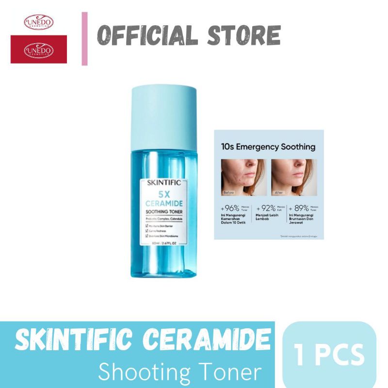 SKINTIFIC 5X CERAMIDE SOOTHING TONER 80ML