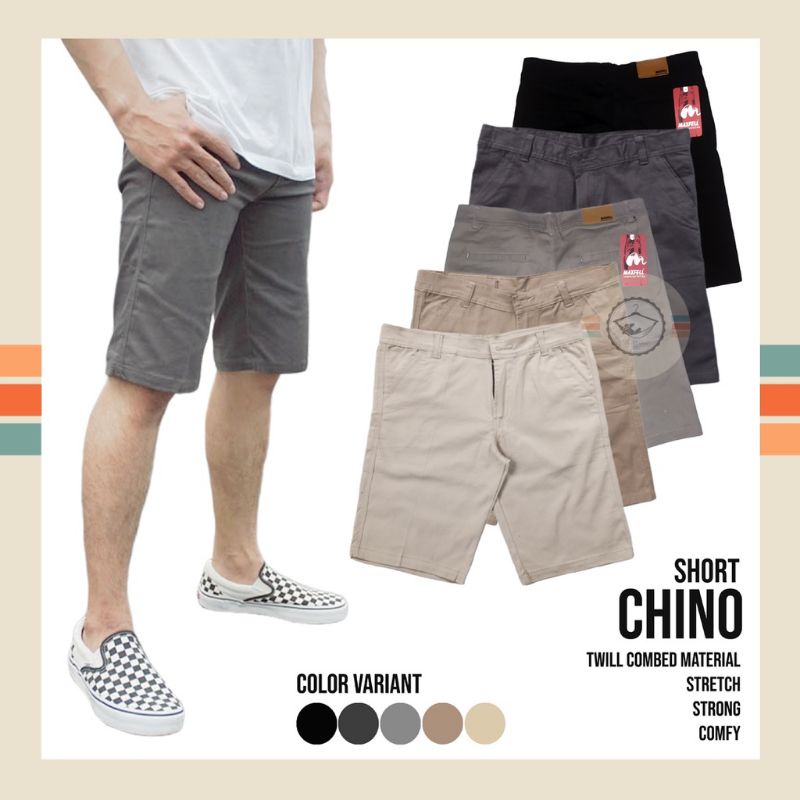 CELANA CHINO PENDEK PREMIUM DAN SLIMFIT chinos pendek premium