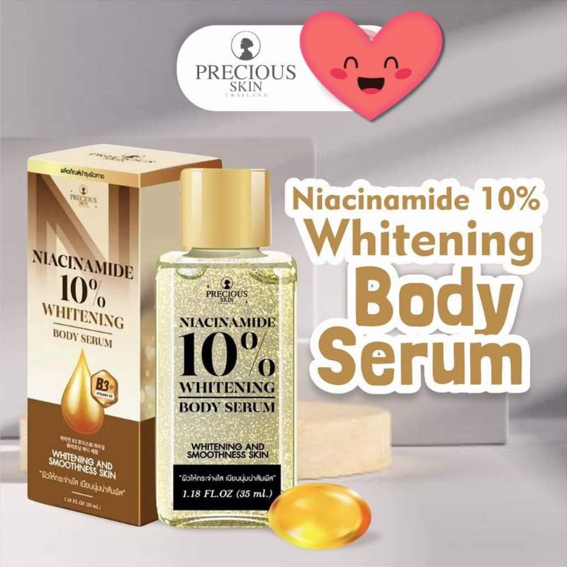 Jual PRECIOUS SKIN NIACINAMIDE 10% WHITENING BODY SERUM | Shopee Indonesia